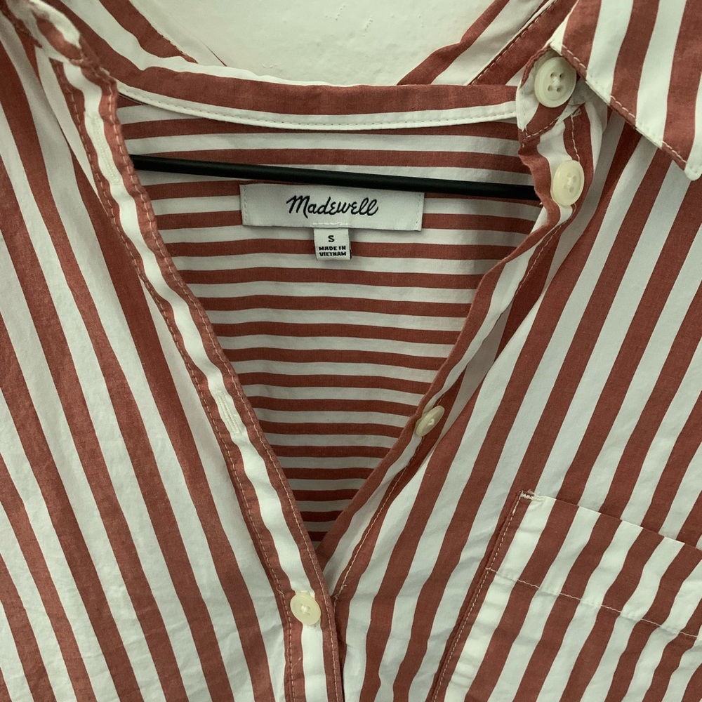 Madewell short sleeve blouse